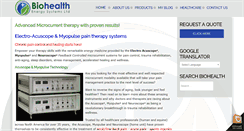 Desktop Screenshot of biohealth.ca