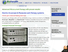 Tablet Screenshot of biohealth.ca